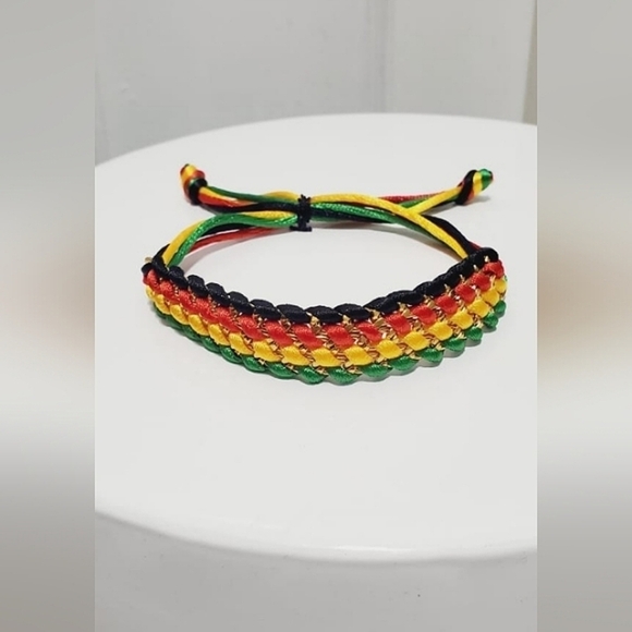 Rasta Bracelet - Reggae Bracelet.  Unisex design .  NWOT 🌴 - Picture 1 of 6